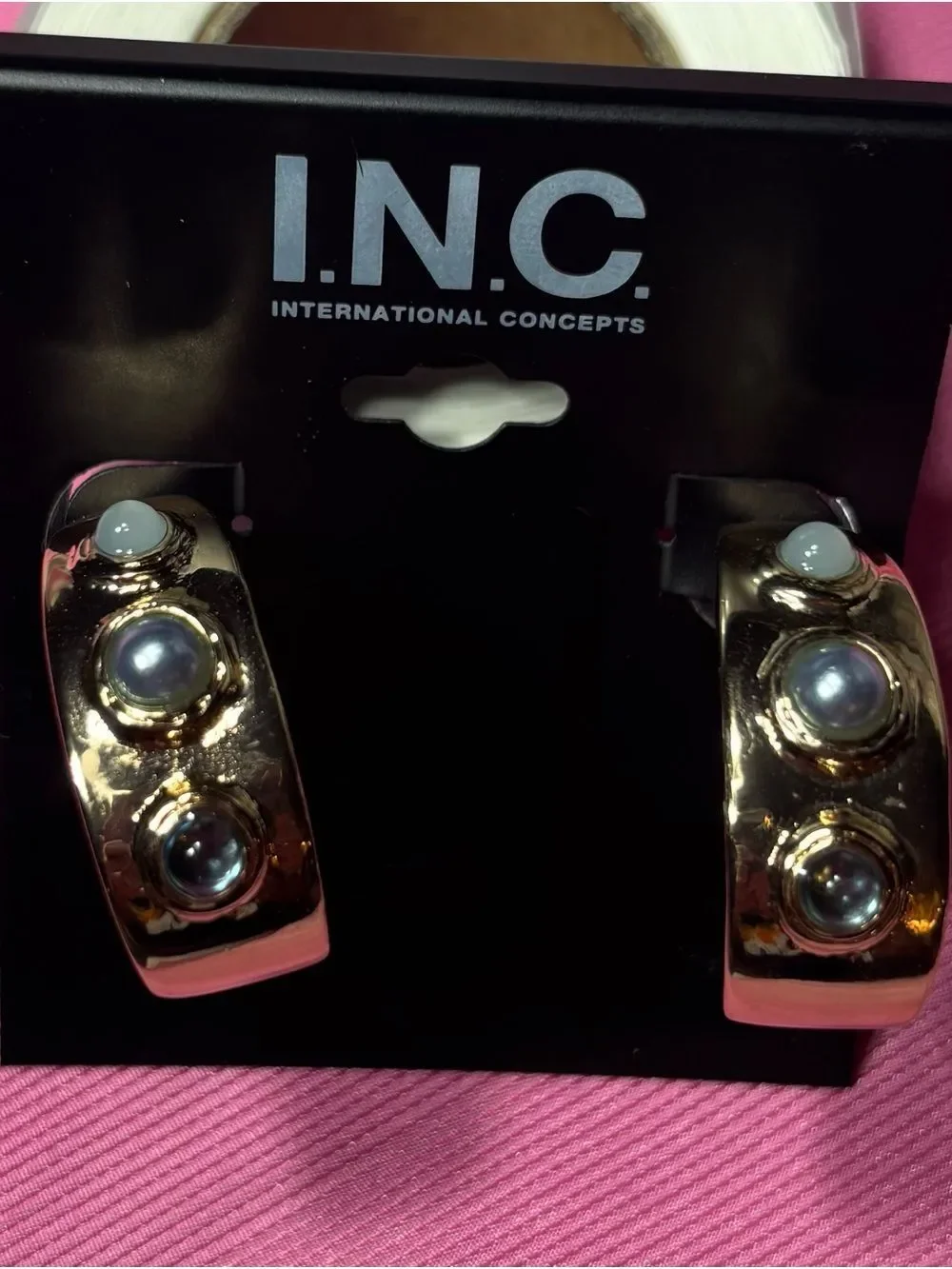 INC International Concepts shiny gold